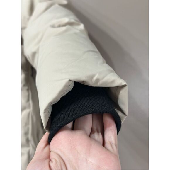 NWOT Orolay 092 Classics Stone Tan Thickened Duck Down Puffer Hooded Jacket Med - Picture 4 of 13